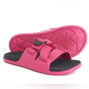 Chaco Chillos Kids Magenta Slide Sandals Size 5