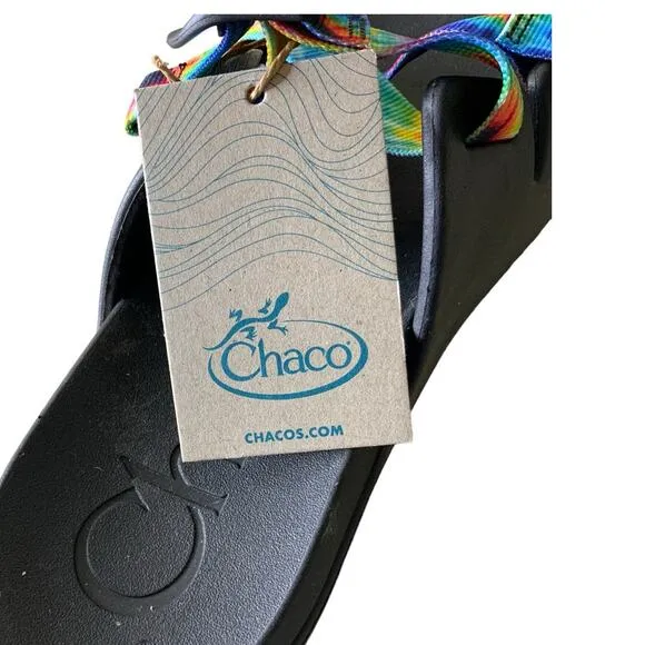Chaco Chillos Slide Dark Tie Dye Women's Size 9 Sandals