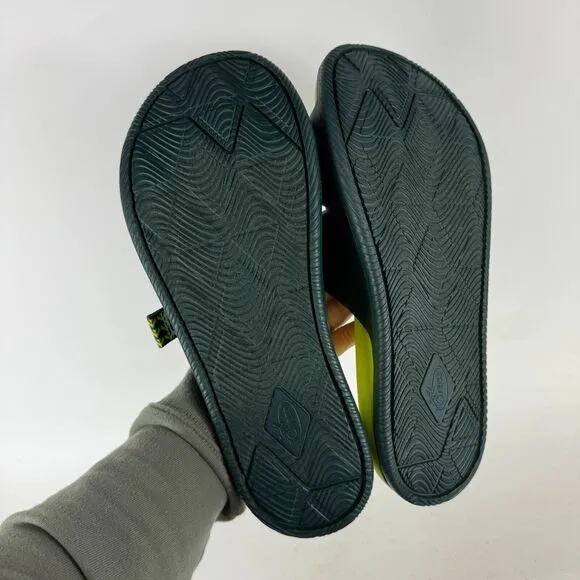Chaco Chillos Slide Sandals Men's 14 Evergreen Ladder Lock Buckle Slip-On