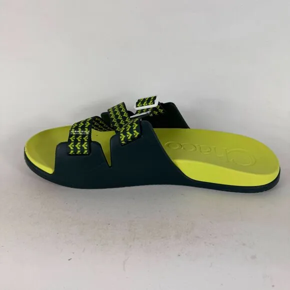 Chaco Chillos Slide Sandals Men's 14 Evergreen Ladder Lock Buckle Slip-On
