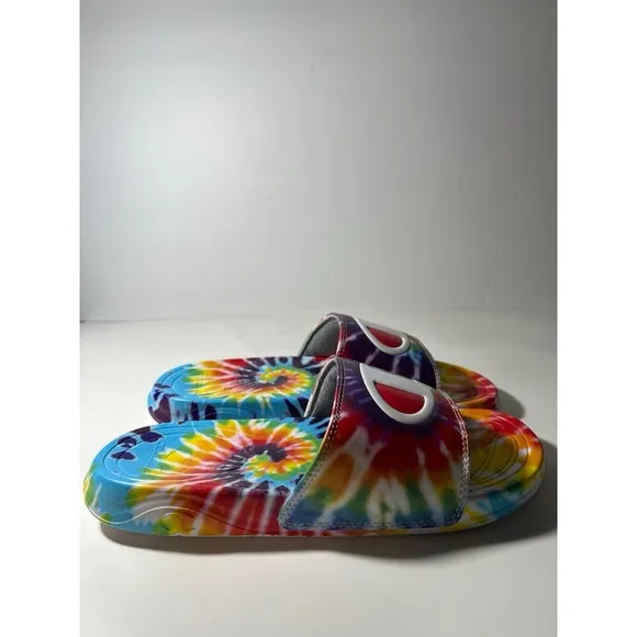 Champion  Tie-Dye Slide Sandals
