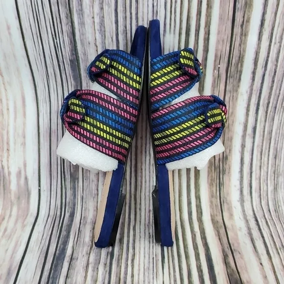 Charles David Souffle Multicolored Slide Sandals