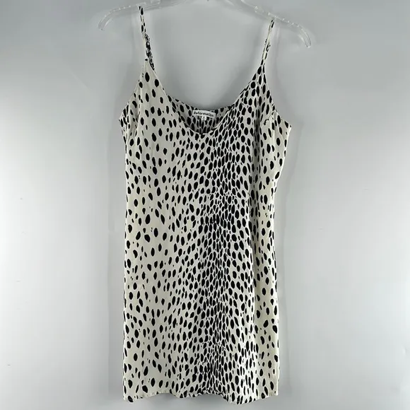 Chic n Sexy Reformation Ventura Mini Slip Leopard Print Dress Turn Head Like New