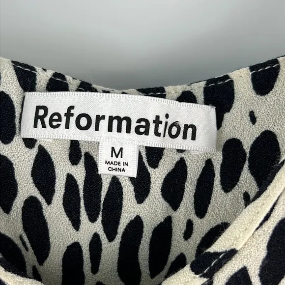 Chic n Sexy Reformation Ventura Mini Slip Leopard Print Dress Turn Head Like New