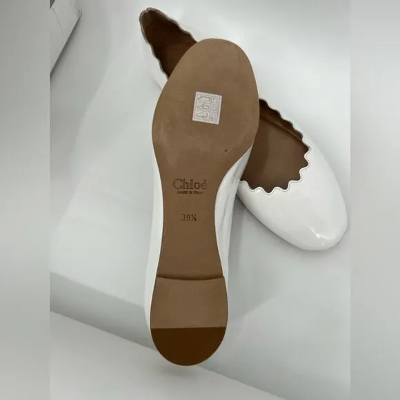 Chloé Lauren Scalloped Ballet Flats