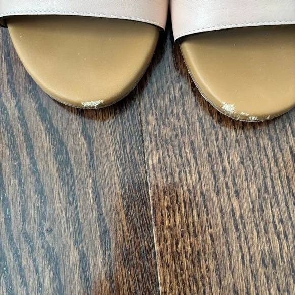 Chloe slide sandals mules size 38.5 cream and pink.