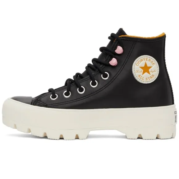 Chuck Taylor Converse  All Star Lugged Platform Leather Sneakers New