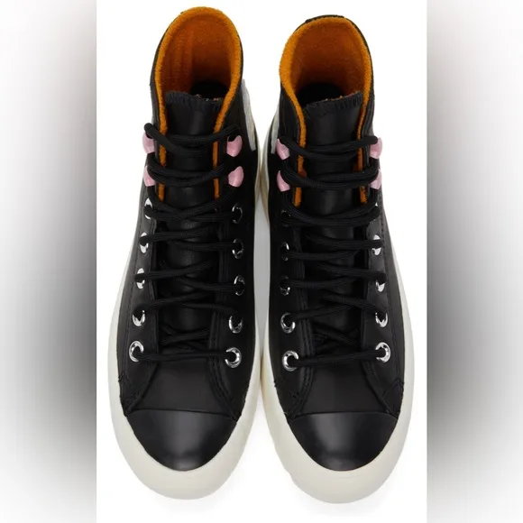 Chuck Taylor Converse  All Star Lugged Platform Leather Sneakers New