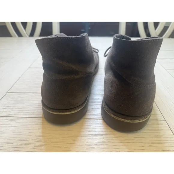 Clarks Originals Desert Chukka Ankle Boots Men 15M Shoes Brown Lace Up Leather
