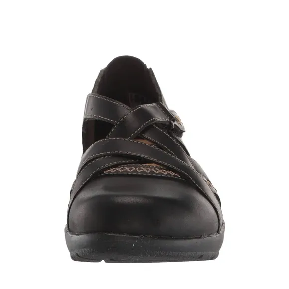 Clarks Premium Leather Mary Jane Flats, Size 11W , New in Box Retail ~ $120