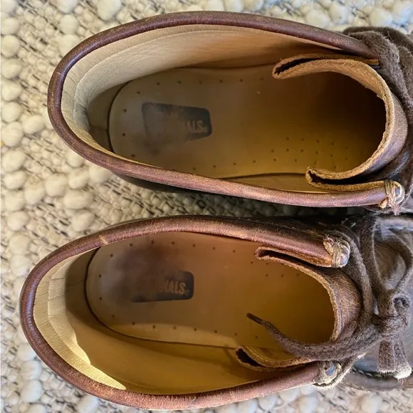 Clarks‎ Stinson Hi 26063363 Mens Brown Leather Lace Up Chukkas Boots - Size 6 m
