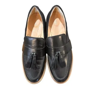 Clarks Zante Spring Loafer - Size 9.5 - Black Tassel Slip-On