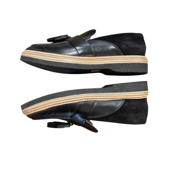 Clarks Zante Spring Loafer - Size 9.5 - Black Tassel Slip-On