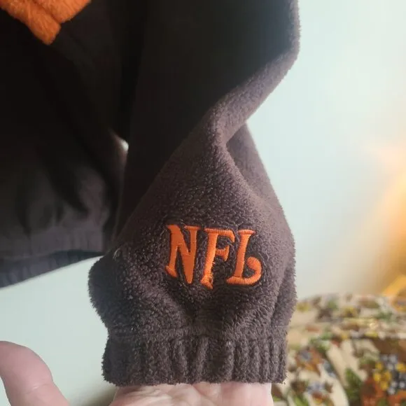 Cleveland Browns Full Zip Fleece Hoodie size XL