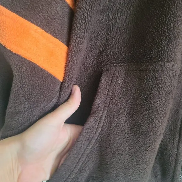 Cleveland Browns Full Zip Fleece Hoodie size XL