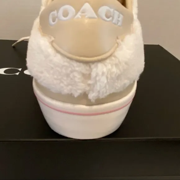 COACH Citysole Platform Sherpa Fleece Sneaker, 8.5