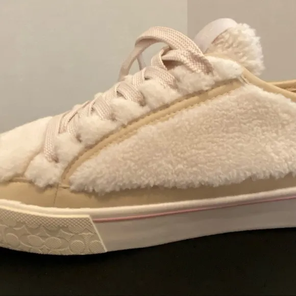 COACH Citysole Platform Sherpa Fleece Sneaker, 8.5