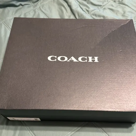 COACH Leather Lace up Boots