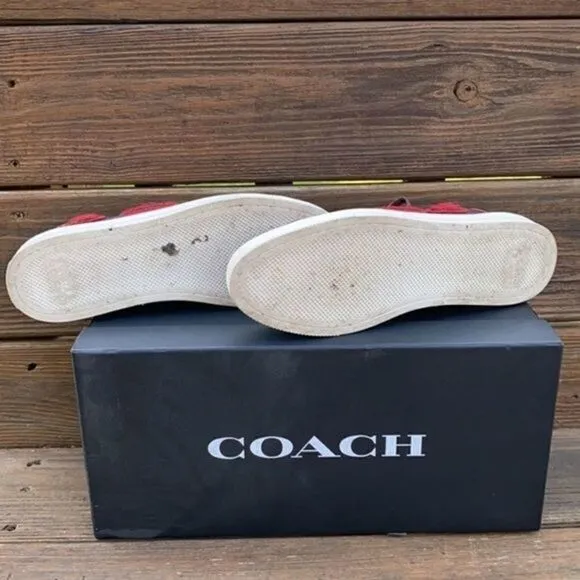 Coach Leather Sneakers Sz 8.5