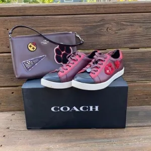 Coach Leather Sneakers Sz 8.5