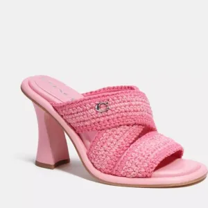 COACH Quintin Crochet Slide Sandals