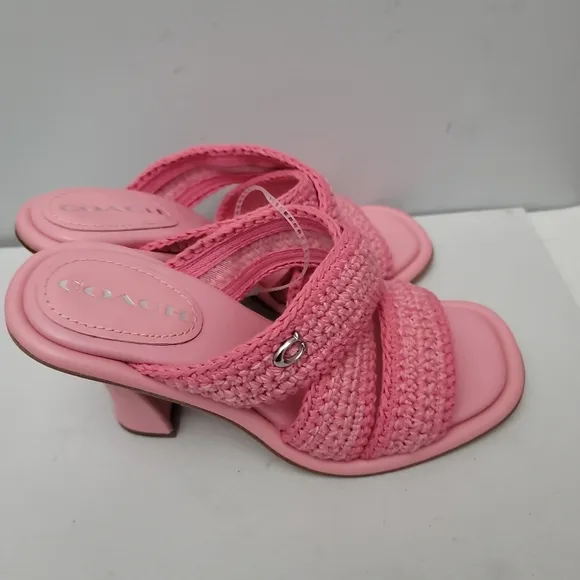COACH Quintin Crochet Slide Sandals