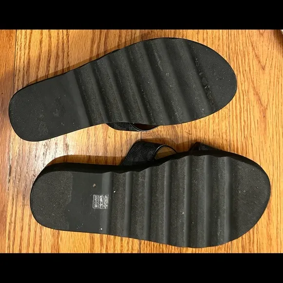 Coach Slide Sandals, Black
