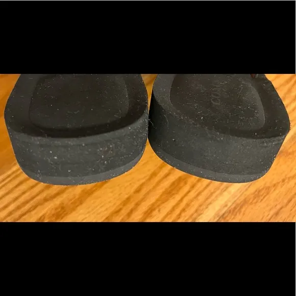 Coach Slide Sandals, Black
