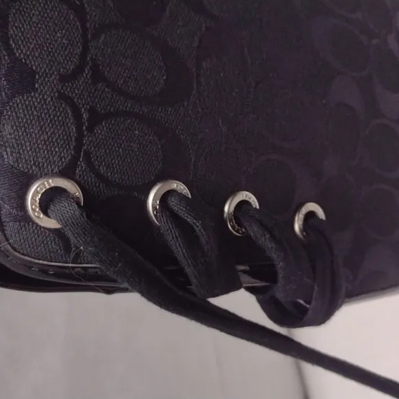 Coach Tristee tall rain boots with lace up back