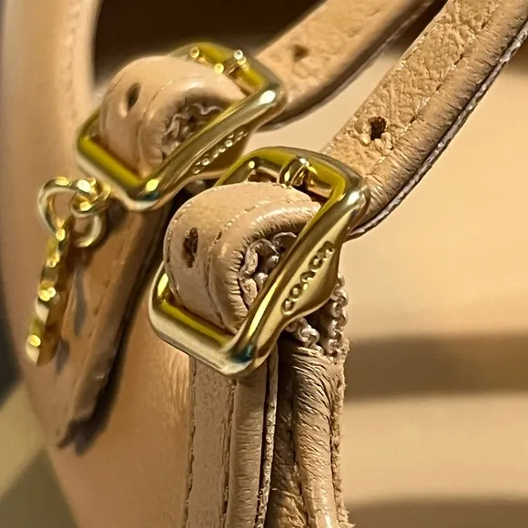Coach Women's Whitley Leather Mary Jane Flat, Size 5.5B