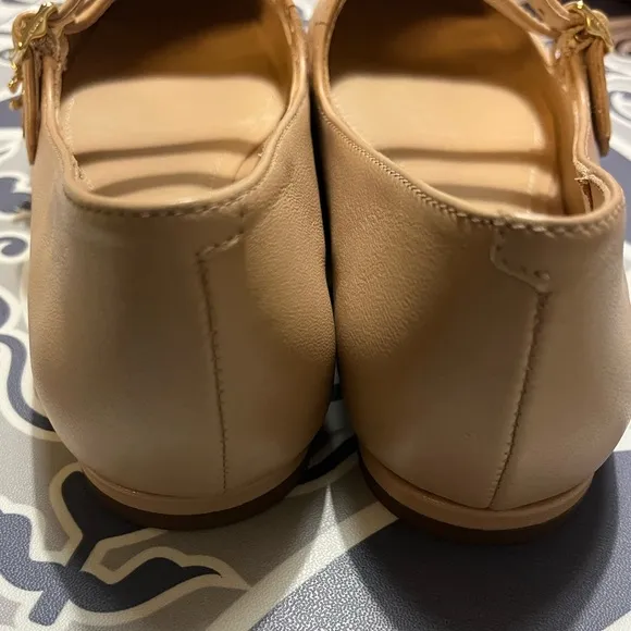 Coach Women's Whitley Leather Mary Jane Flat, Size 5.5B