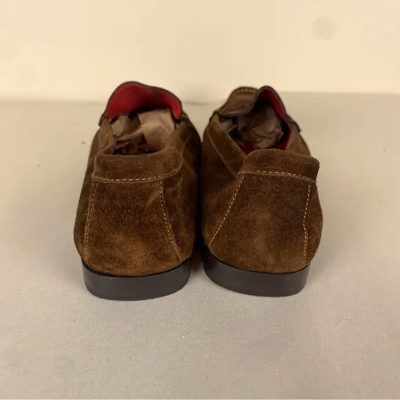 COACH Y2K Delayne Brown Suede Loafers size 6.5B