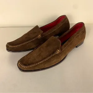 COACH Y2K Delayne Brown Suede Loafers size 6.5B