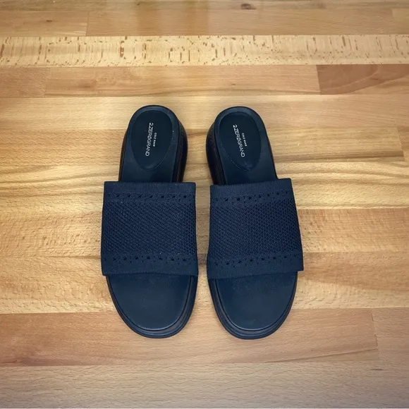 Cole Haan 2.Zerogrand Stitchlite Platform Slide Sandals size 7