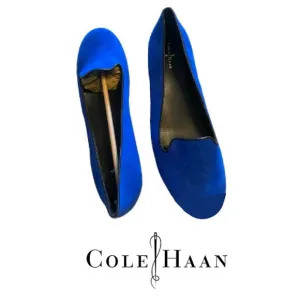 Cole Haan Blue Velvet Slip On Loafer Flats Size 11 NWT