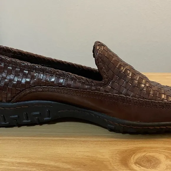 Cole Haan Brown Flats Loafers with Rounded Toe