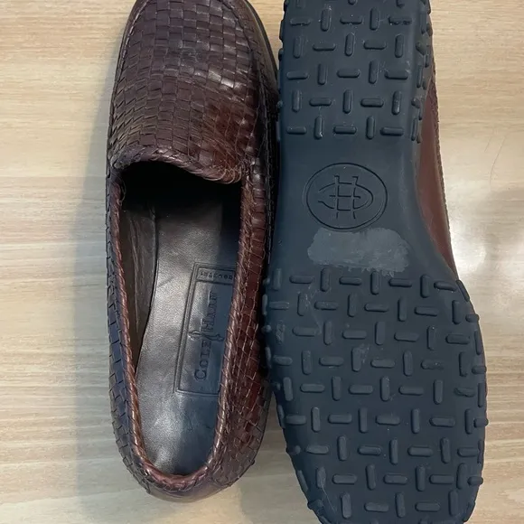 Cole Haan Brown Flats Loafers with Rounded Toe