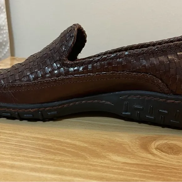 Cole Haan Brown Flats Loafers with Rounded Toe
