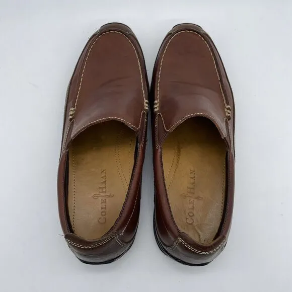 Cole Haan Driving Loafers Leather Air Soles Shoes Men's 8 M Slip On Classiccore