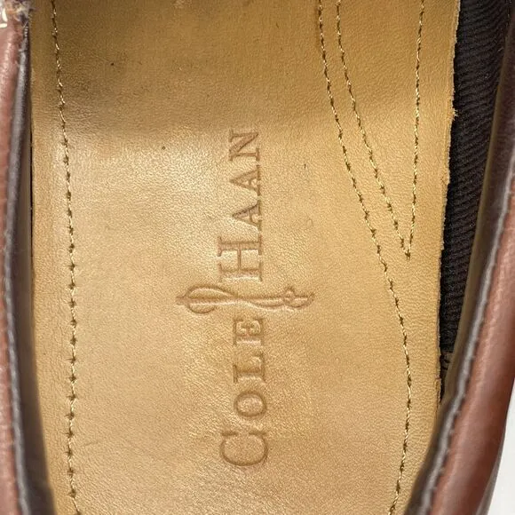 Cole Haan Driving Loafers Leather Air Soles Shoes Men's 8 M Slip On Classiccore