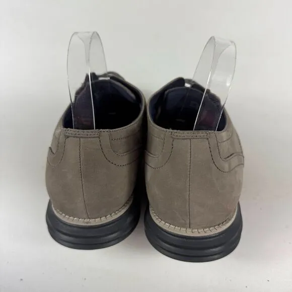 Cole Haan Grand.OS Wingtip Casual Oxford Men's 12 Beige Leather Low Top C28876
