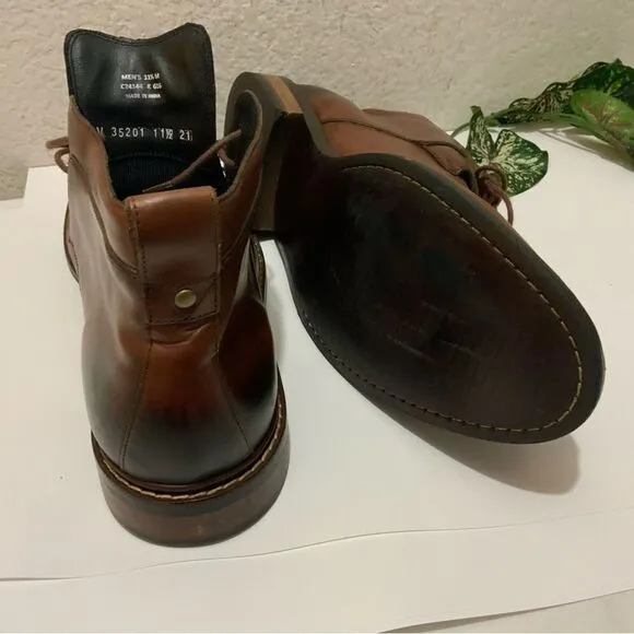 Cole Haan Kennedy Grand Chukka Boots Lace Up Brown Ankle Boots Men’s Size 11.5 M
