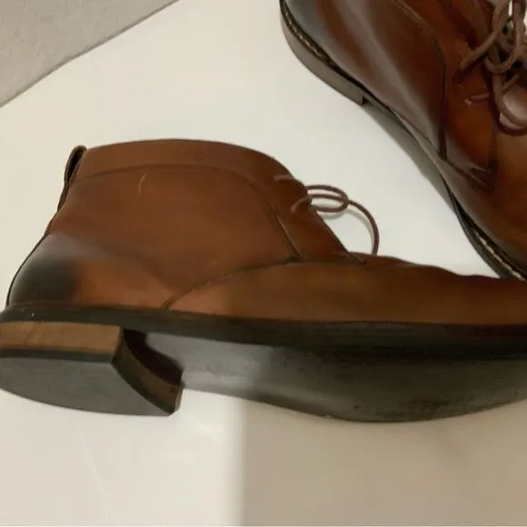 Cole Haan Kennedy Grand Chukka Boots Lace Up Brown Ankle Boots Men’s Size 11.5 M