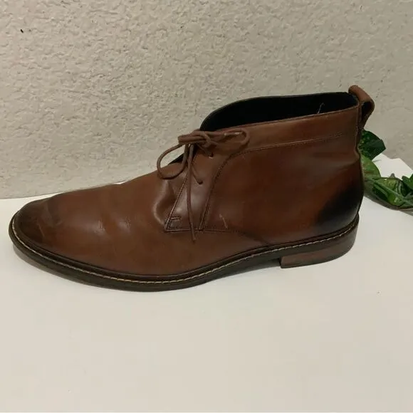 Cole Haan Kennedy Grand Chukka Boots Lace Up Brown Ankle Boots Men’s Size 11.5 M