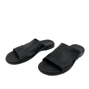 Cole Haan Leather Slide Sandals Black Men’s Grand OS