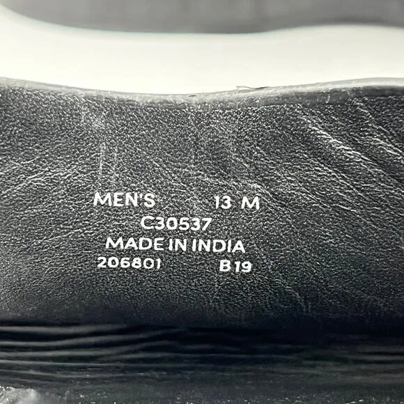 Cole Haan Leather Slide Sandals Black Men’s Grand OS