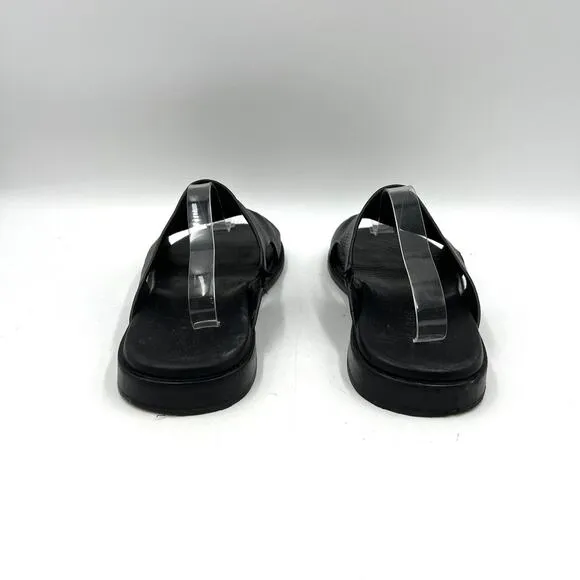 Cole Haan Leather Slide Sandals Black Men’s Grand OS