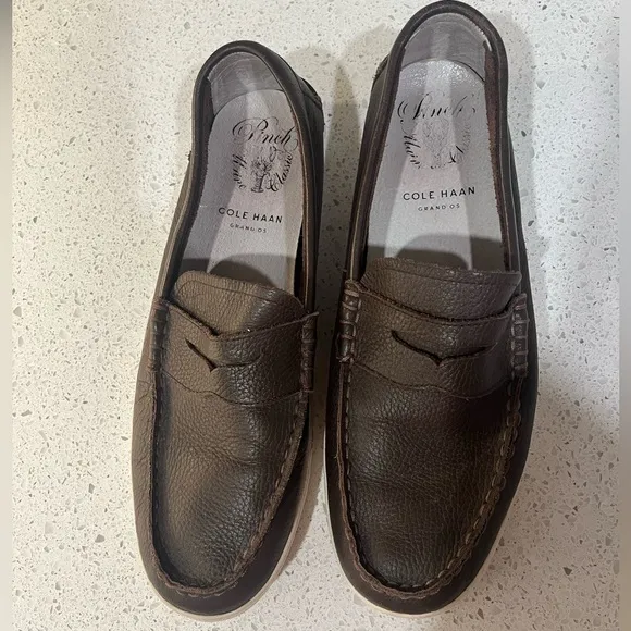 Cole Haan Nantucket Penny Slip On Dark Chocolate Men’s Size 12M