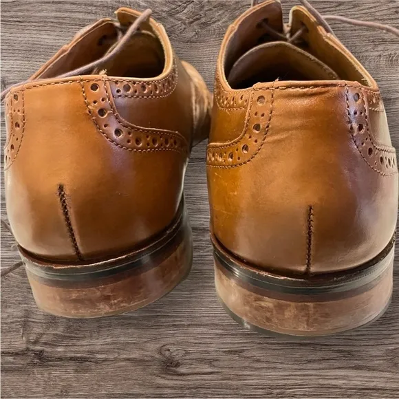 COLE HAAN Oxfords Men Size 9 Brown Leather dress shoe derby golf sport  Grand OS