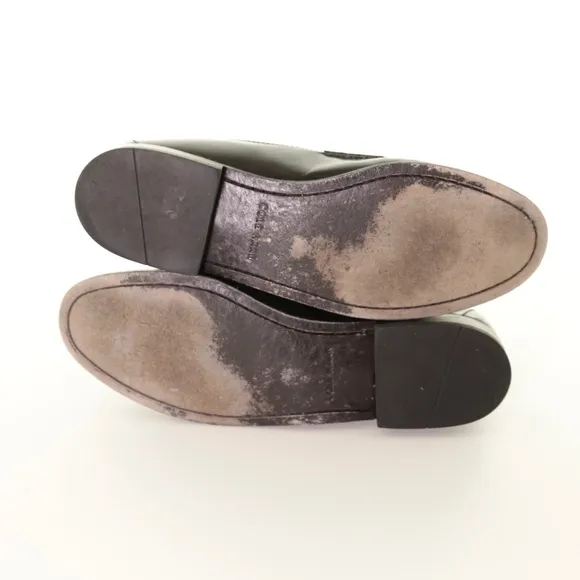 Cole Haan Pinch Tassel Black Leather Loafers Slip On Mens 11.5 D Preppy Classic